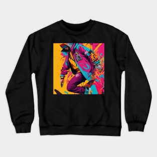 Urban Artistry - Unleash the Vibrance of Graffiti Crewneck Sweatshirt